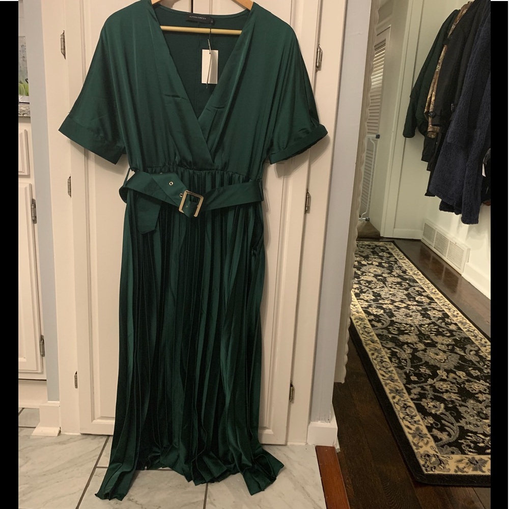 Red Dress Boutique Never Worn Hunter Green Dress